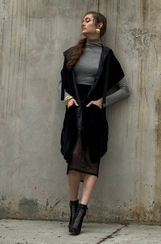 Luna Silk Velvet And EMF Shielding Over Jacket
