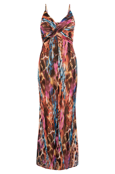 criss cross tie back floral embroidery mesh cami dress Criss Cross Tie Back Floral Embroidery Mesh Cami Dress