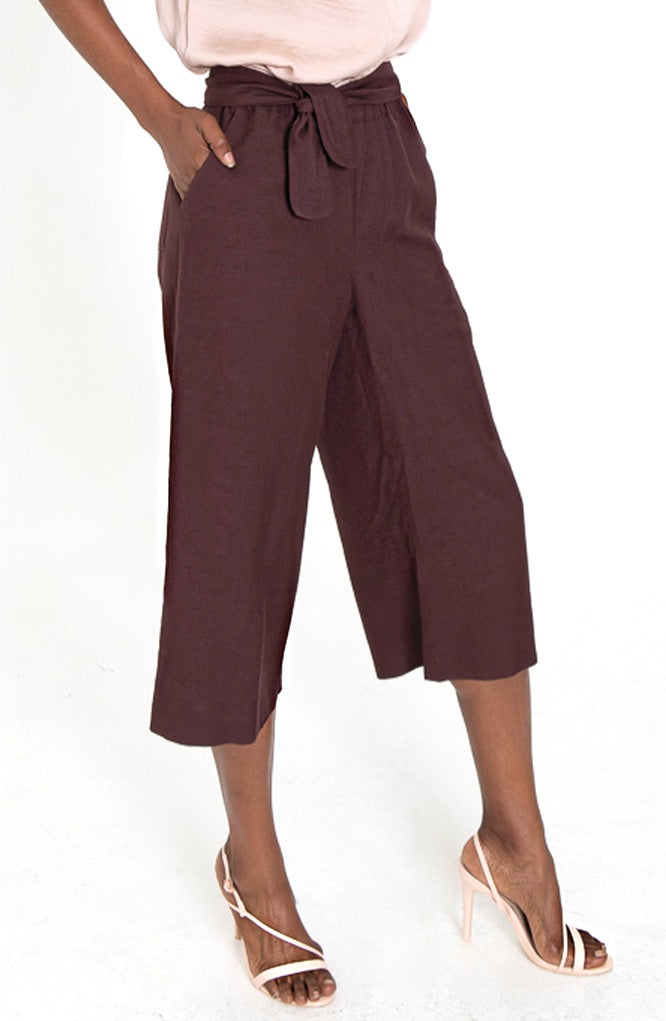 LAZ Cropped Palazzo Pant