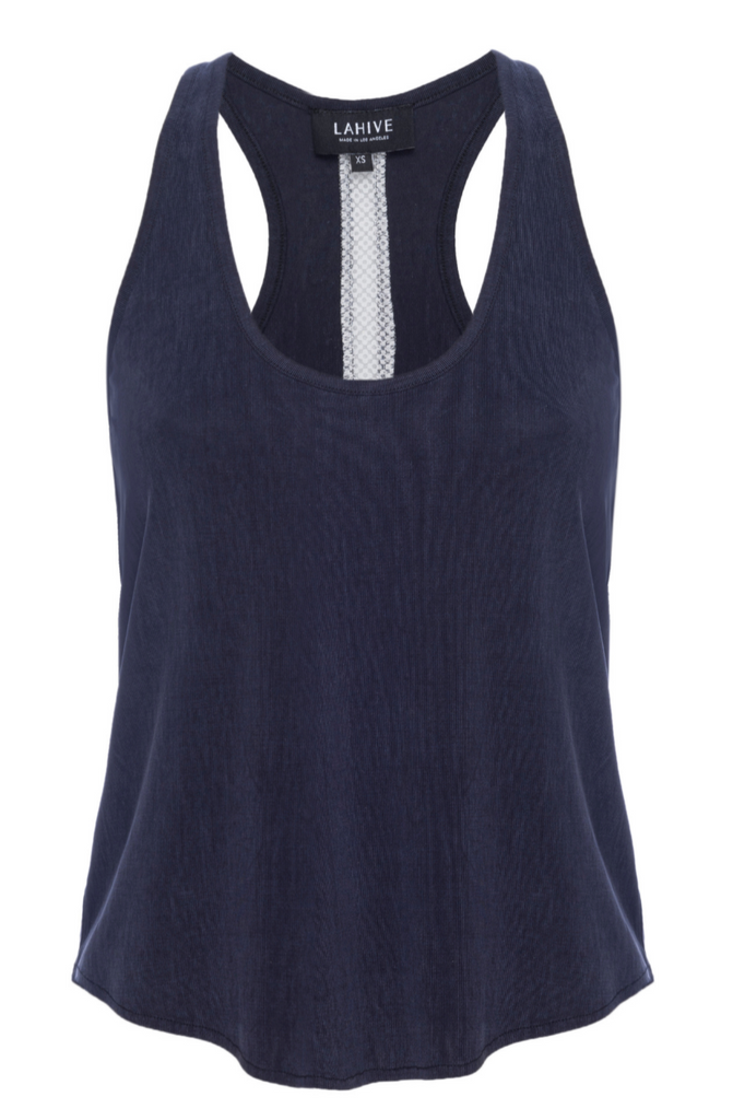BELLA Midnight Racer Back Tank Top