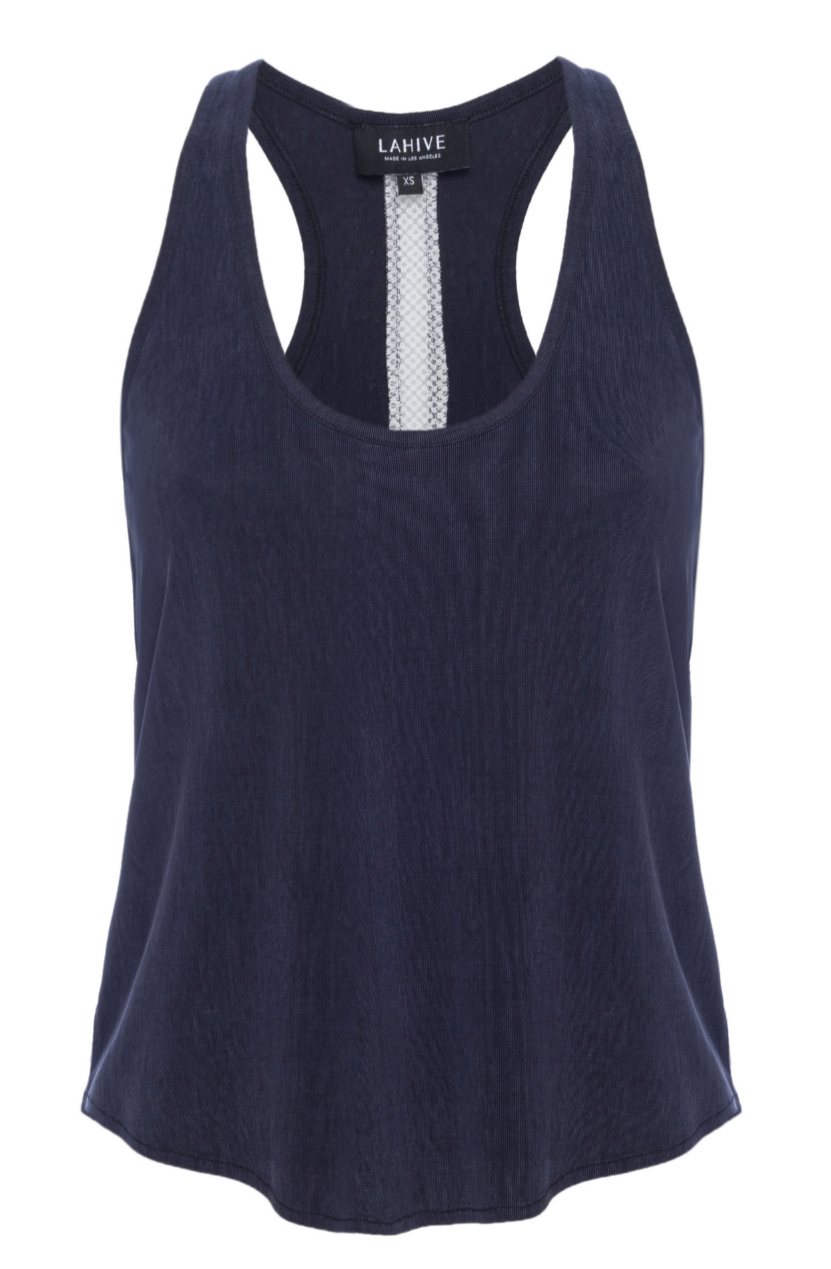 BELLA Midnight Racer Back Tank Top