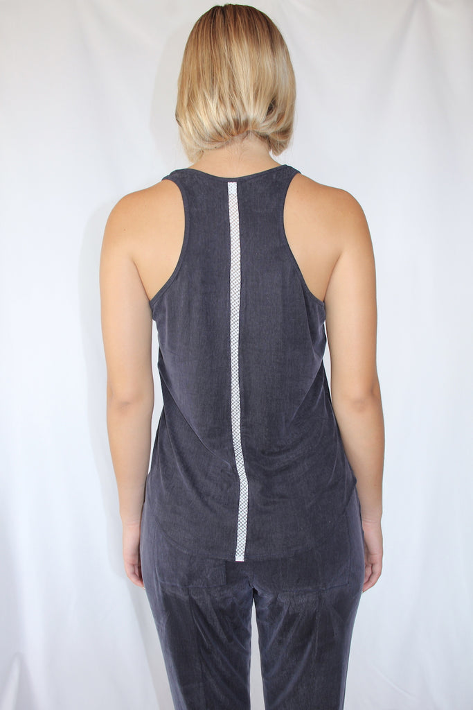 BELLA Midnight Racer Back Tank Top