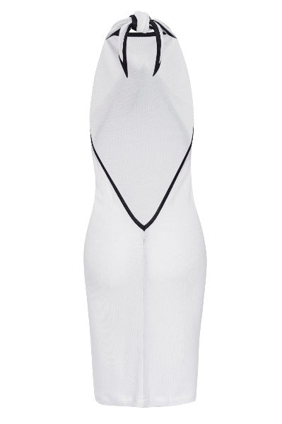 GAIA Backless Knit Halter Dress M GAIA Backless Knit Halter Dress M