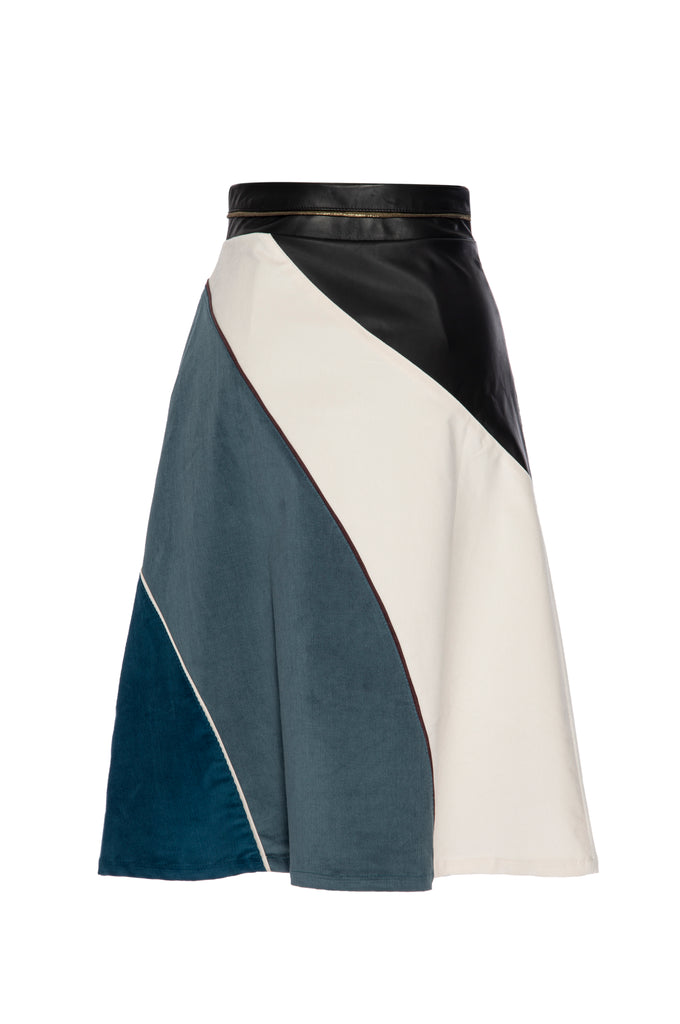 HARPER A-line Multi-color Skirt