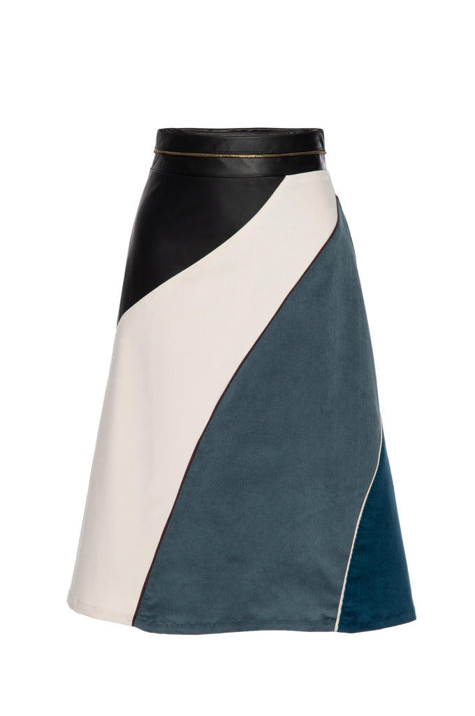 HARPER A-line Multi-color Skirt