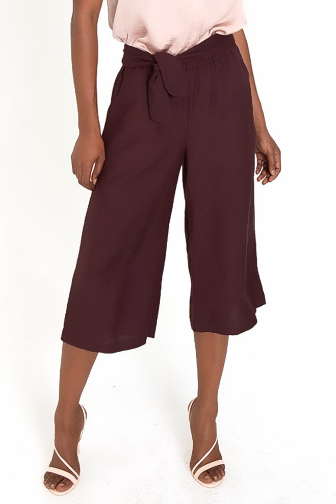 LAZ Cropped Palazzo Pant
