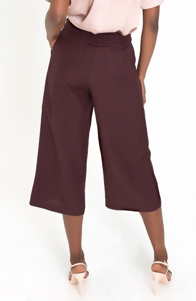 LAZ Cropped Palazzo Pant