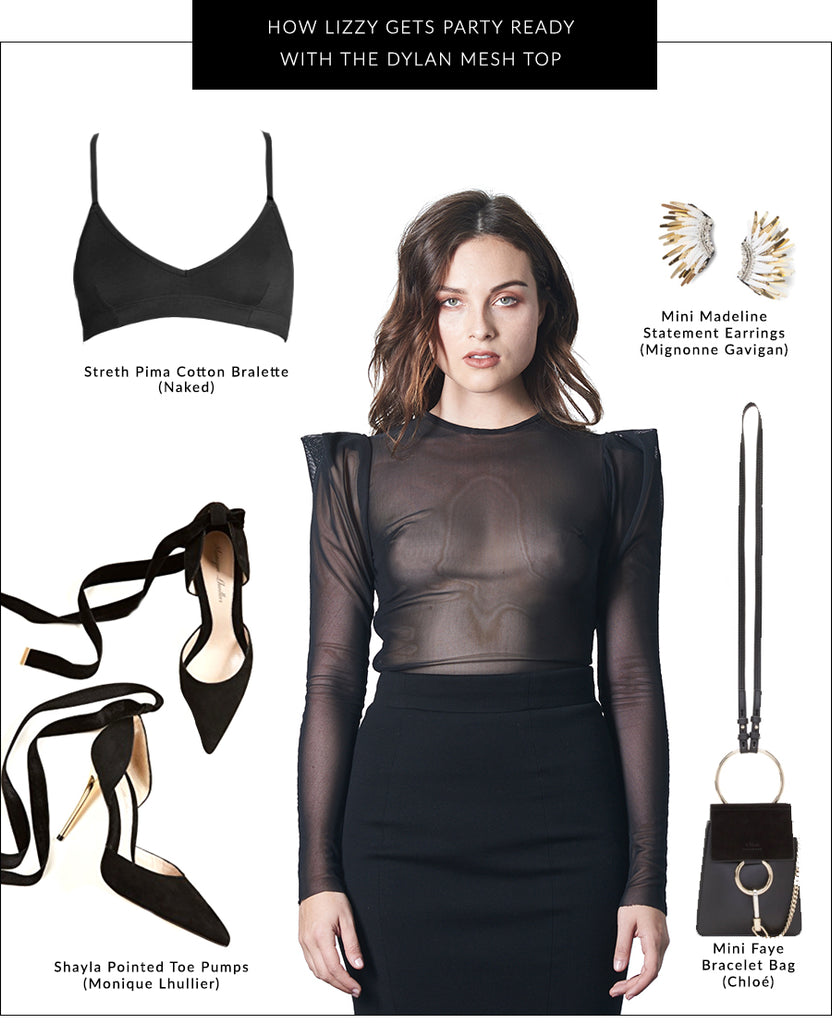 All Dressed Up: The Dylan Mesh Top