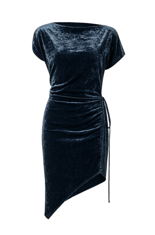 ECLIPSE Velvet Bias Dress