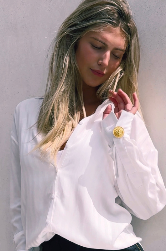 ALEXIS Button Down Blouse