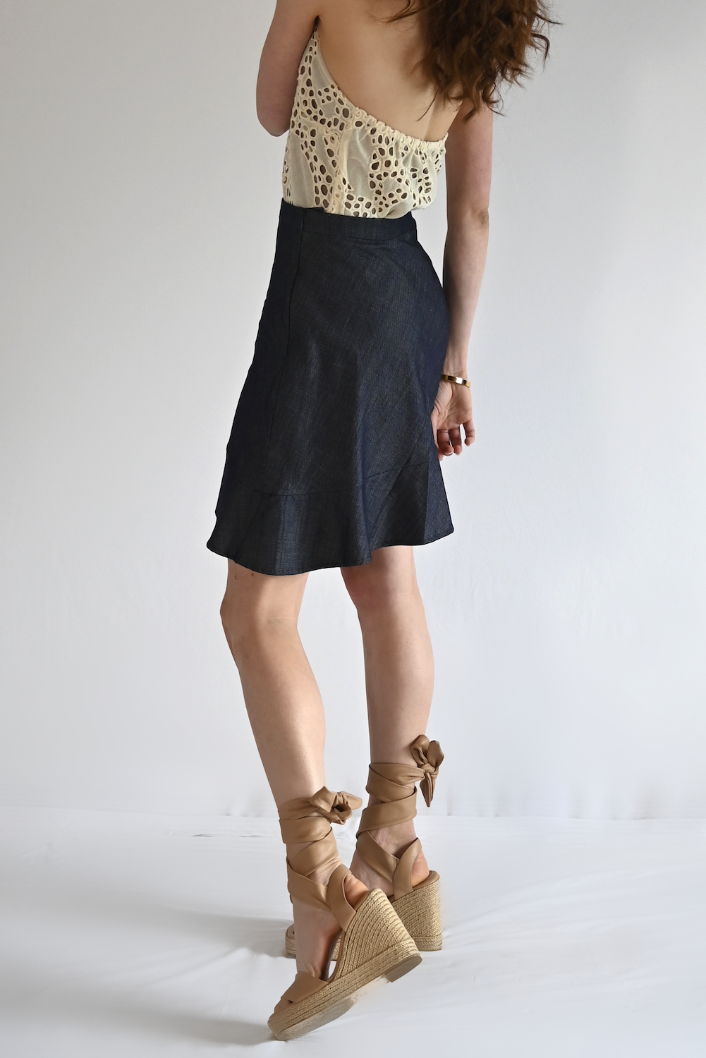 Taylor Detachable Denim Skirt