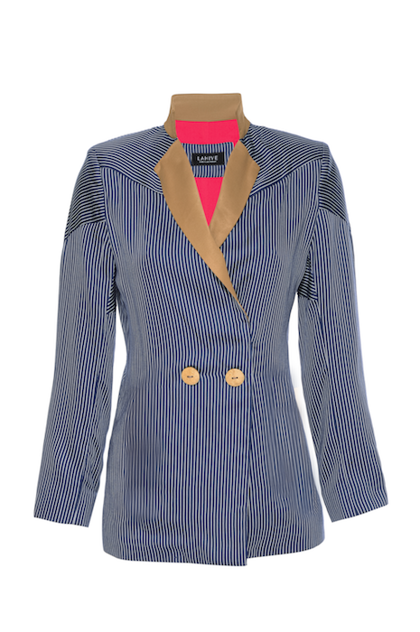 Woman's pinstripe blazer