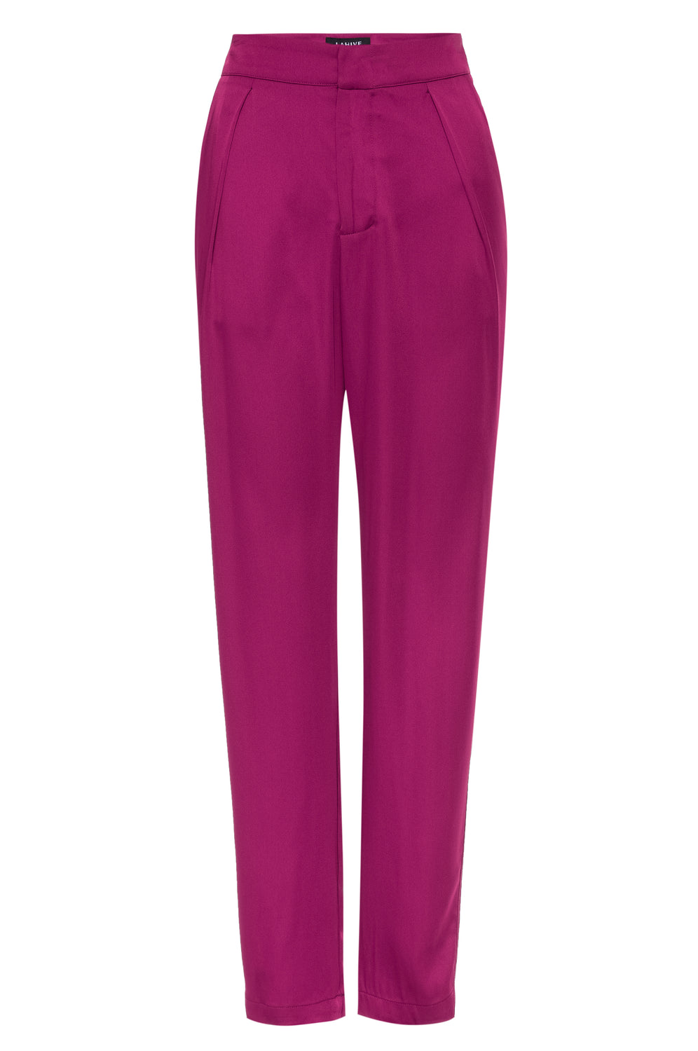 RHODES Fuschia Satin Tuxedo Pant