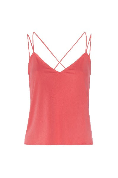 SOPHIE Salmon Silk Knit Top