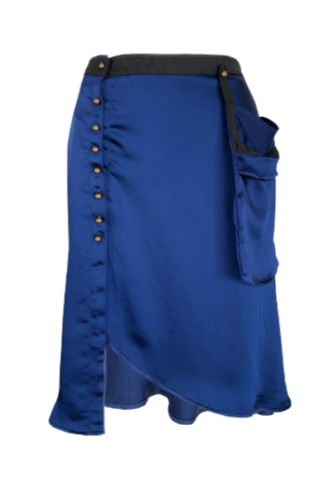 Woman's Cobalt Blue Skirt