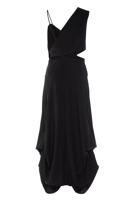 APHRODITE Noir Grecian Dress
