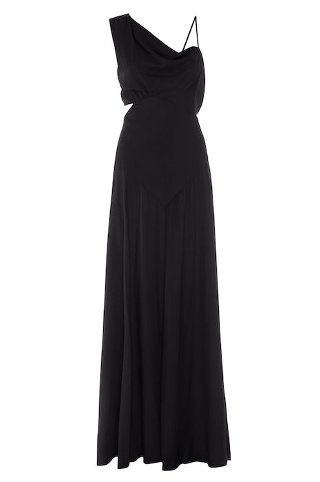 APHRODITE Noir Grecian Dress