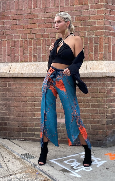 ZEUS Printed Slit Pant