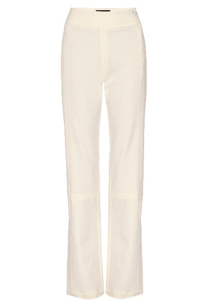 slimming white pant