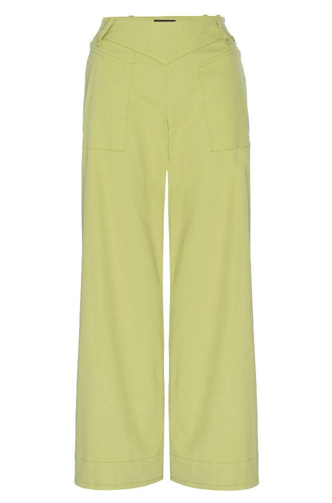 yellow leisure pant