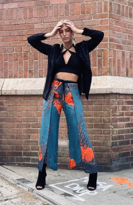 Woman's printed summer  pant